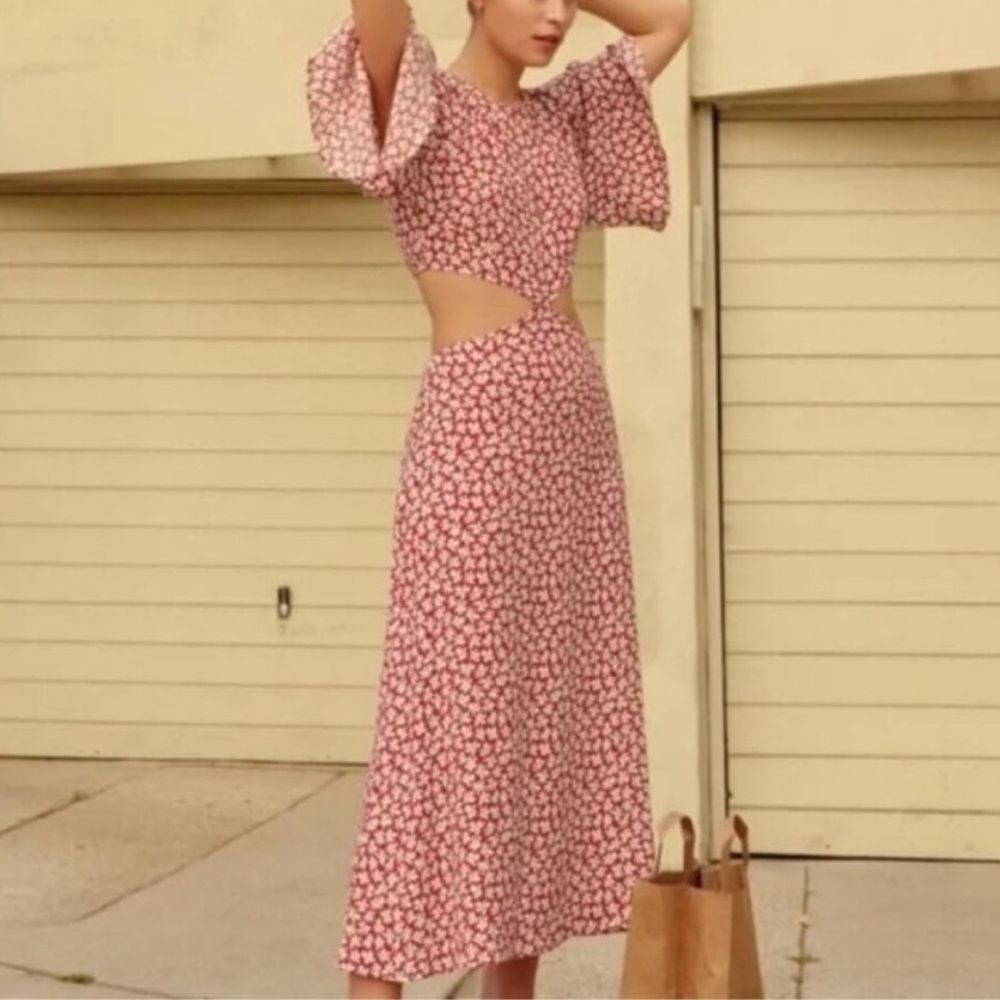 Reformation Benny Dress in Grenadine